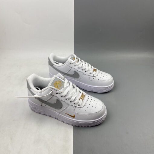 nike air force 1 low white with gold mini swooshes 13tjb