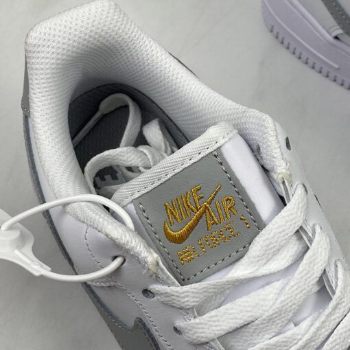 nike air force 1 low white with gold mini swooshes vyfim