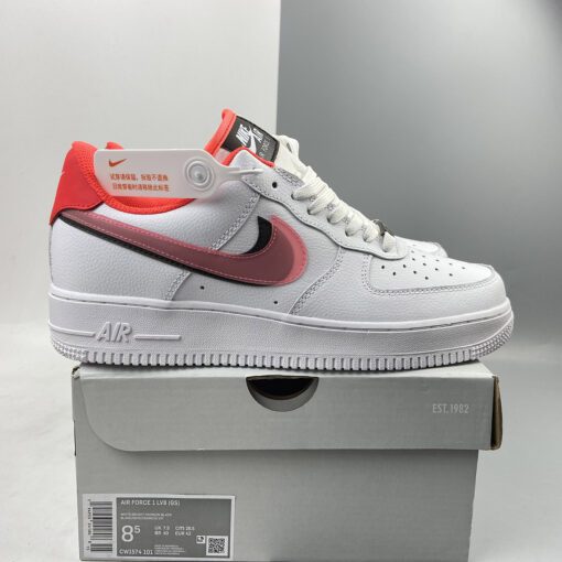 nike air force 1 low whiteblackbright crimson for sale mlyjt