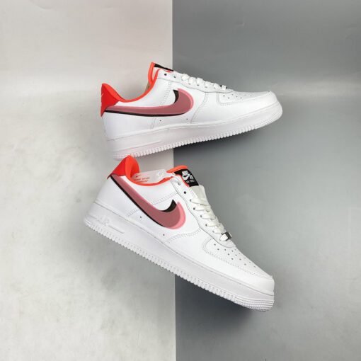 nike air force 1 low whiteblackbright crimson for sale