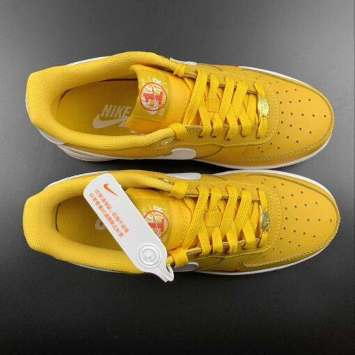 nike air force 1 low yellow ochrewhite team orange metallic gold for sale izfqh