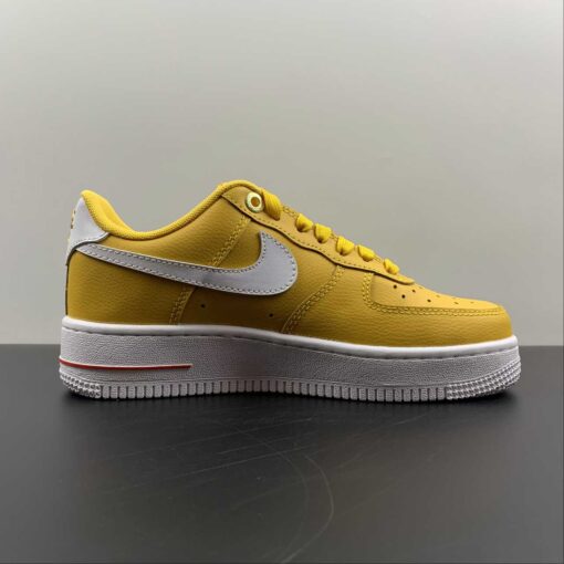 nike air force 1 low yellow ochrewhite team orange metallic gold for sale oiwei