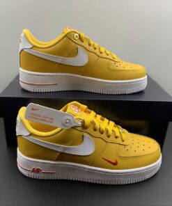 nike air force 1 low yellow ochrewhite team orange metallic gold for sale tpfql