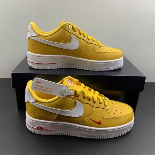 nike air force 1 low yellow ochrewhite team orange metallic gold for sale tpfql