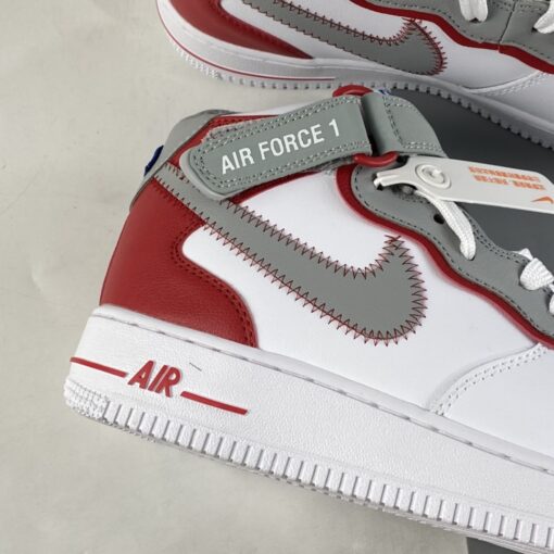 nike air force 1 mid E2809Cathletic clubE2809D white grey red for sale 4sgig