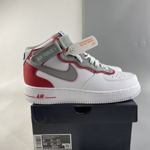 nike air force 1 mid E2809Cathletic clubE2809D white grey red for sale i9fb5