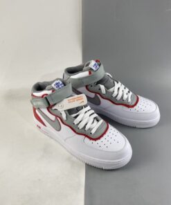 nike air force 1 mid E2809Cathletic clubE2809D white grey red for sale nkgjf