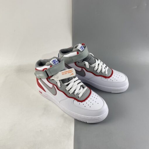 nike air force 1 mid E2809Cathletic clubE2809D white grey red for sale nkgjf