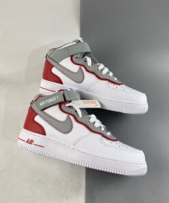 nike air force 1 mid E2809Cathletic clubE2809D white grey red for sale qdxg1