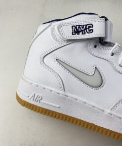 nike air force 1 mid nyc whitemidnight navygum yellow for sale 9jbvj