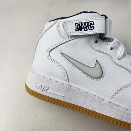 nike air force 1 mid nyc whitemidnight navygum yellow for sale 9jbvj