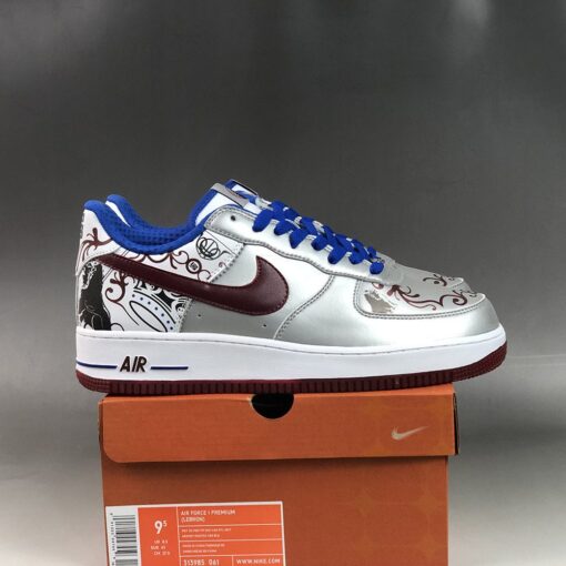 nike air force 1 premium lebron E2809Ccollection royaleE2809D metallic silverteam red 7pfr2