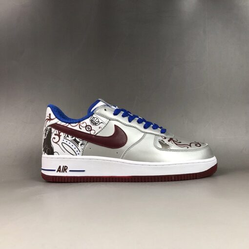 nike air force 1 premium lebron E2809Ccollection royaleE2809D metallic silverteam red