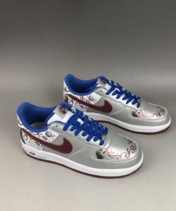 nike air force 1 premium lebron E2809Ccollection royaleE2809D metallic silverteam red wkhad