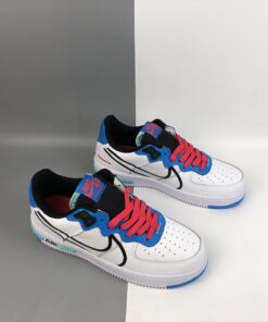 nike air force 1 react whiteblack astronomy blue laser crimson for sale snmpc