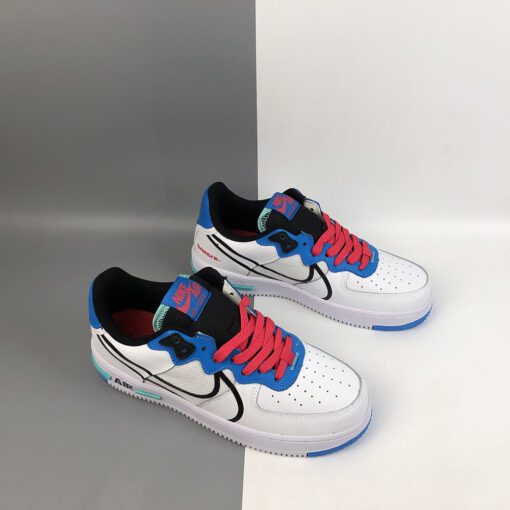 nike air force 1 react whiteblack astronomy blue laser crimson for sale snmpc