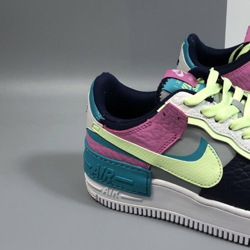 nike air force 1 shadow aquapink volt black for sale jl0rl