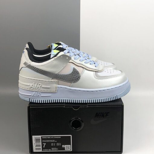 nike air force 1 shadow pure platinum snakeskin blue for sale mddjm