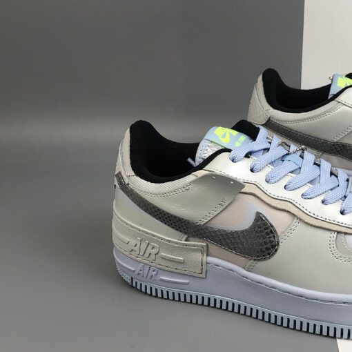 nike air force 1 shadow pure platinum snakeskin blue for sale w8k4i