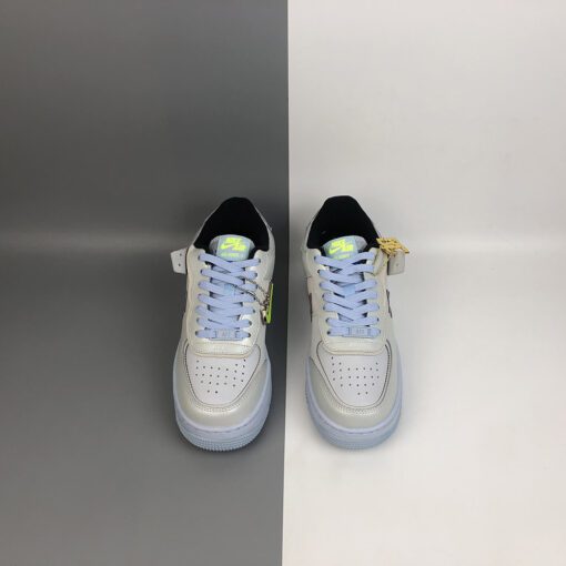 nike air force 1 shadow pure platinum snakeskin blue for sale