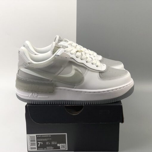 nike air force 1 shadow whiteparticle grey grey fog photon dust 7fhsy