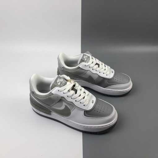 nike air force 1 shadow whiteparticle grey grey fog photon dust hkcrs