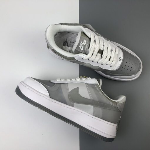 nike air force 1 shadow whiteparticle grey grey fog photon dust