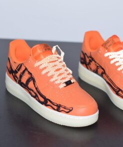 nike air force 1 skeleton brilliant orangeblack for sale mxrid