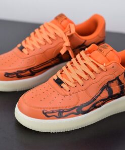 nike air force 1 skeleton brilliant orangeblack for sale nfmxd