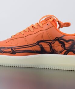 nike air force 1 skeleton brilliant orangeblack for sale uxag7