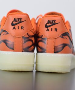 nike air force 1 skeleton brilliant orangeblack for sale wrtfl