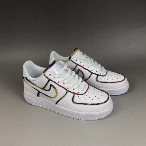 nike air force 1 tartan whiteuniversity red amarillo for sale bk4np