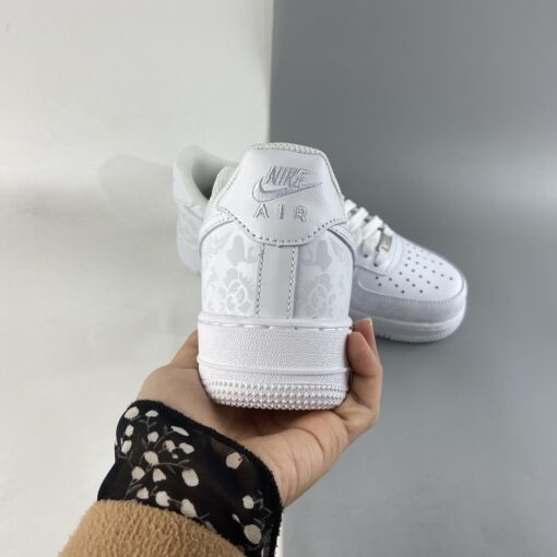 nike air force 107 low white flower for sale