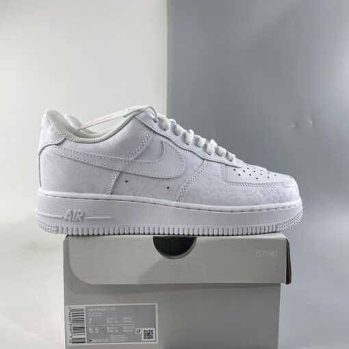 nike air force 107 low white flower for sale