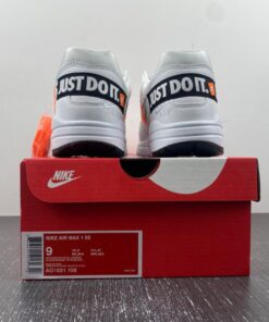 nike air max 1 lx just do it whitetotal orange for sale ognto