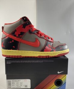 nike dunk high 1985 red acid wash university redchile red for sale twcxc