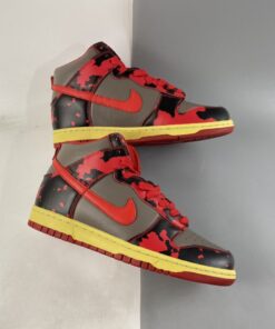 nike dunk high 1985 red acid wash university redchile red for sale v4f2h