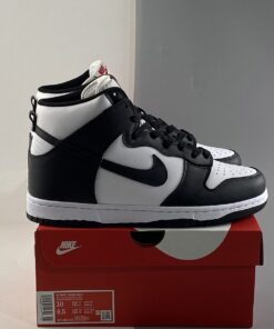 nike dunk high panda whiteblack university red for sale bzu2i