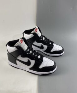 nike dunk high panda whiteblack university red for sale qkpyp