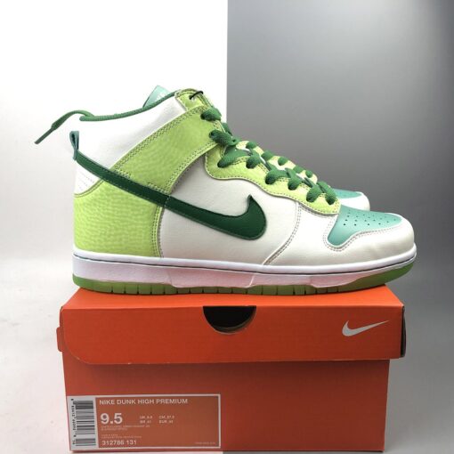 nike dunk high premium glow in the dark white green for sale 4mdrr