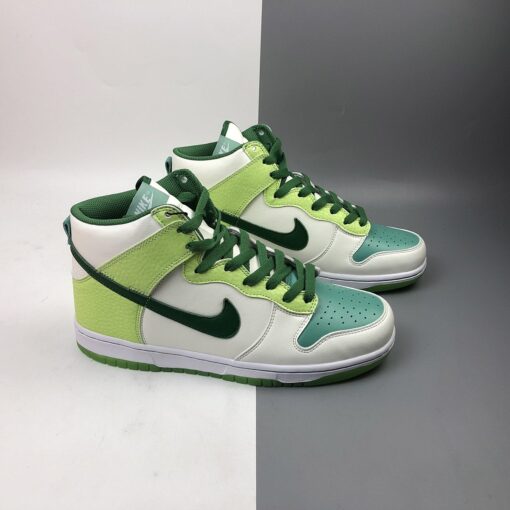 nike dunk high premium glow in the dark white green for sale c6u8d