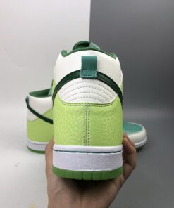 nike dunk high premium glow in the dark white green for sale v25df