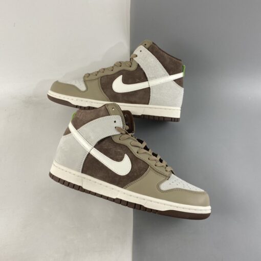 nike dunk high sailkhaki light chocolate for sale lppoz