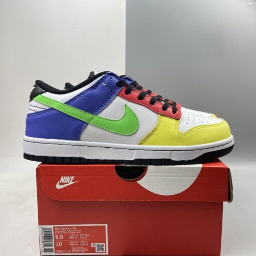 nike dunk low E28098green strikeE28099 multi color for sale 2sgml