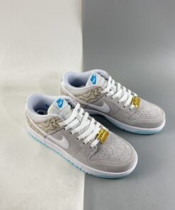 nike dunk low E2809CbarbershopE2809D greywhite red blue for sale vylir