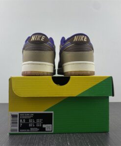 nike dunk low E2809CsetsubunE2809D tanbrown purple dq5009 268 for sale yrf3r