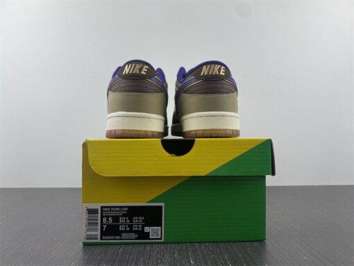 nike dunk low E2809CsetsubunE2809D tanbrown purple dq5009 268 for sale yrf3r