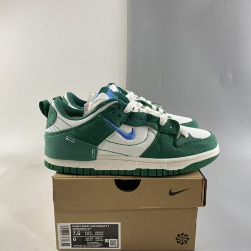 nike dunk low disrupt 2 phantomuniversity blue malachite for sale