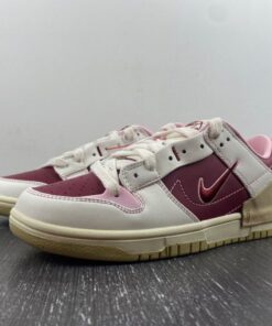 nike dunk low disrupt 2 valentines day team redcashmere fd4617 667 hcwwr