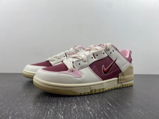 nike dunk low disrupt 2 valentines day team redcashmere fd4617 667 hcwwr